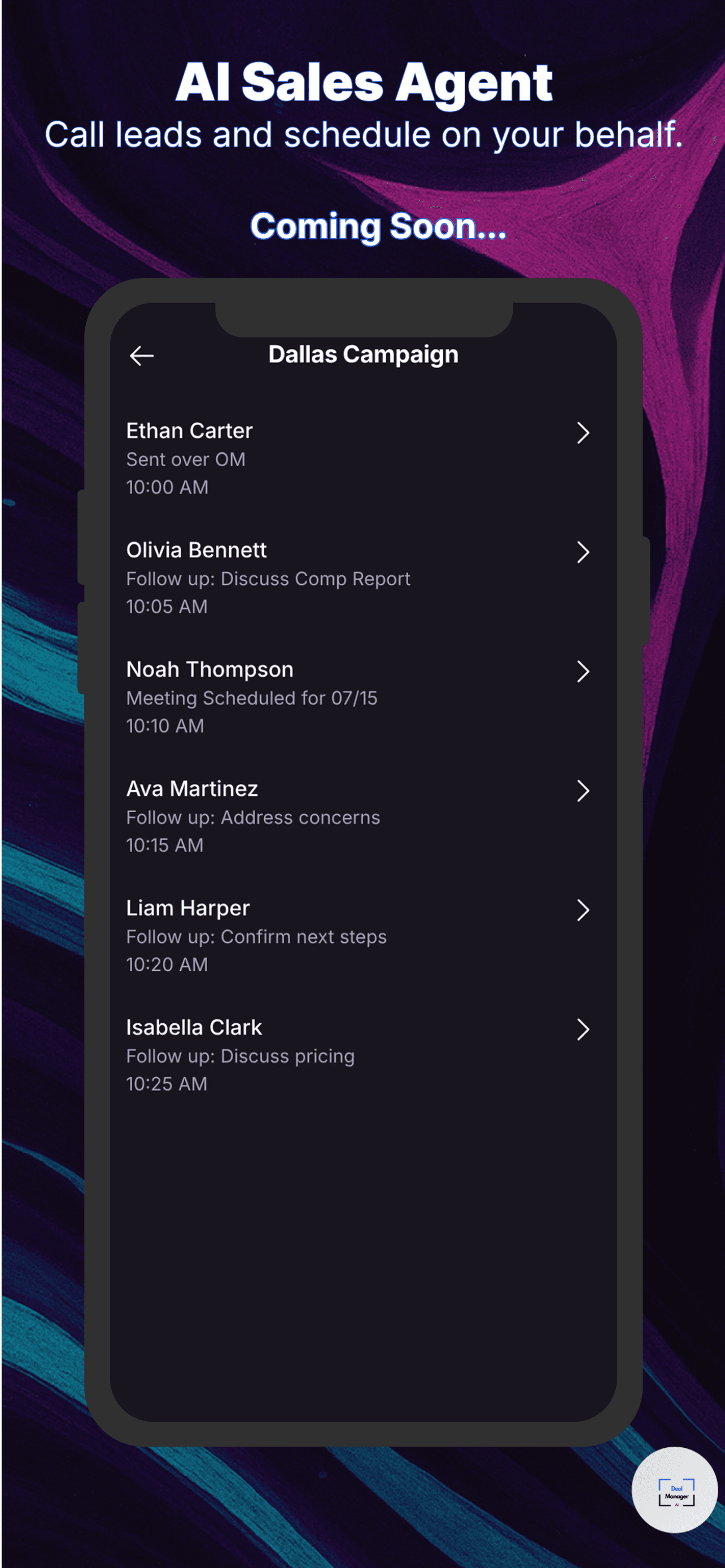 Deal Manager AI App Screenshot 9